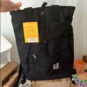 CARHARTT Legacy UNISEX NWT Black Hybrid Convertible Tote Bag